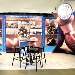 Champ's Mushrooms tradeshow booth