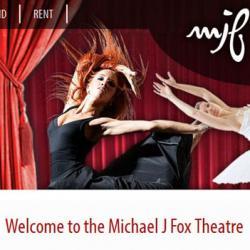Michael J. Fox Theatre responsive website